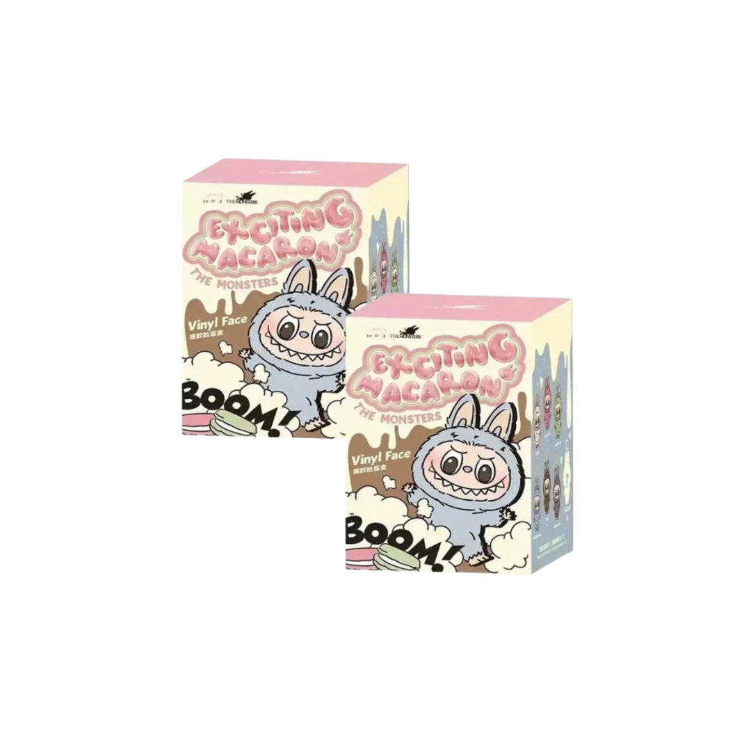 Kit 2 Chaveiros de Pelucias Labubu (Edição Exciting Macaron)